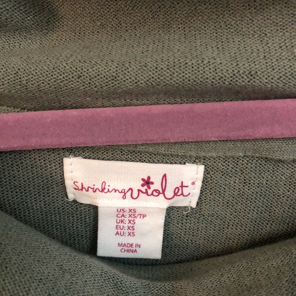 Anthropologie shrinking violet sweater sz XS - Picture 2 of 3